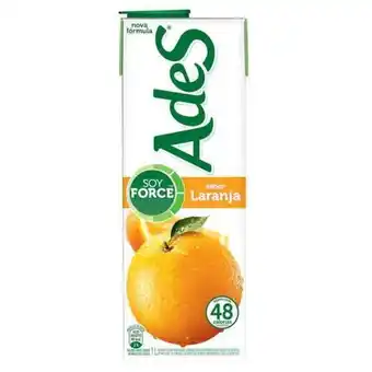 Suco de soja ades 1lt laranja