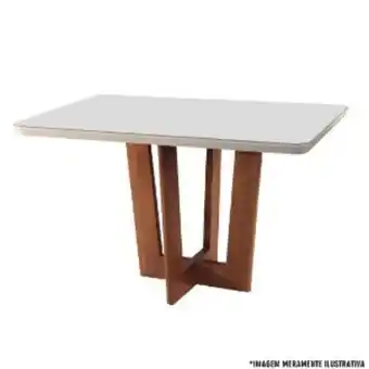 Lojas Guido Mesa talia 120x80 ./off white /imbuia oferta