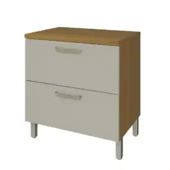 Lojas Guido Balcão princesa (80 cm) 100% mdf 1 porta 1gvt 500353 ./freijo/off white oferta