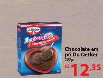 Nacional Chocolate Em Pó Dr. Oetker oferta