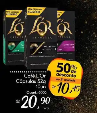 Café L'or Cápsulas 50% De Desconto