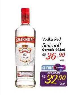 Muffato Vodka Red Smirnoff oferta