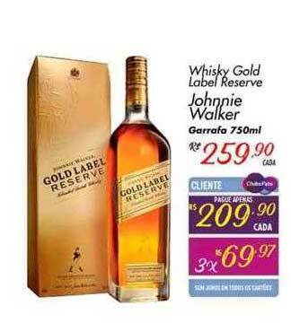 Muffato Whisky Gold Label Reserve Johnnie Walker oferta