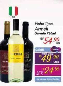 Muffato Vinho Tipos Armeli oferta