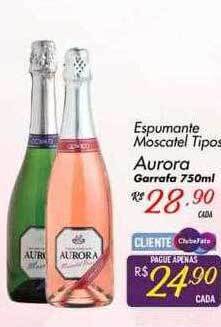 Espumante Moscatel Tipos Aurora