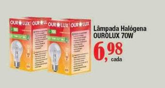 Lâmpada Halógena Ourolux 70w