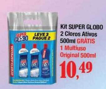 Supermercados Unidos Kit Super Globo 2 Cloros Ativos oferta