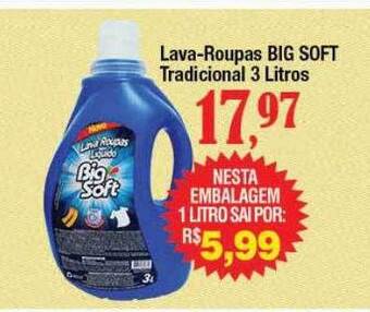 Lava-roupas Big Soft Tradicional