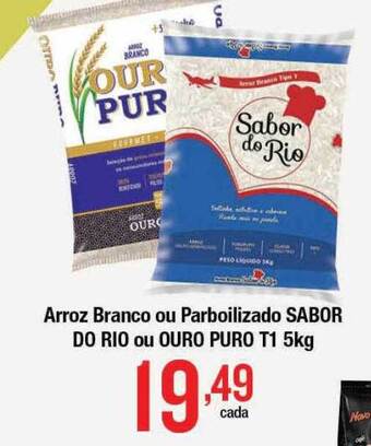 Supermercados Unidos Arroz Branco Ou Parboilizado Sabor Do Rio Ou Ouro Puro T1 oferta