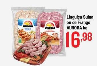 Supermercados Unidos Linguiça Suína Ou De Frango Aurora oferta