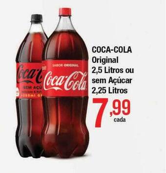 Supermercados Unidos Coca-cola Original Ou Sem Açúcar oferta