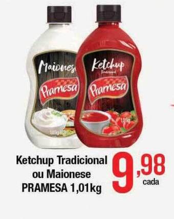 Supermercados Unidos Ketchup Tradicional Ou Maionese Pramesa oferta