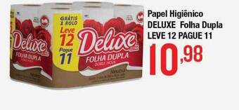 Supermercados Unidos Papel Higiênico Deluxe Folha Dupla Leve 12 Pague 11 oferta
