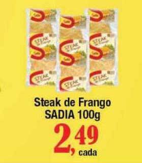 Supermercados Unidos Steak De Frango Sadia oferta