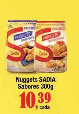 Supermercados Unidos Nuggets Sadia Sabores oferta