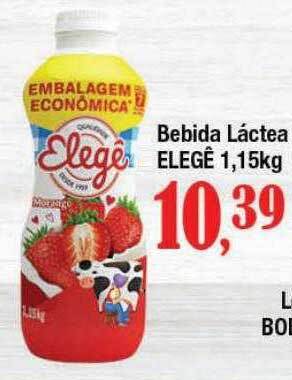 Supermercados Unidos Bebida Láctea Elegê oferta