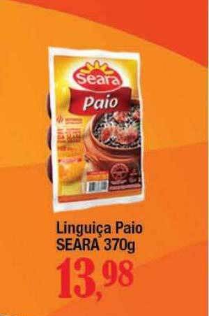 Supermercados Unidos Linguiça Paio Seara oferta