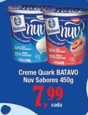 Supermercados Unidos Creme Quark Batavo Nuv Sabores oferta