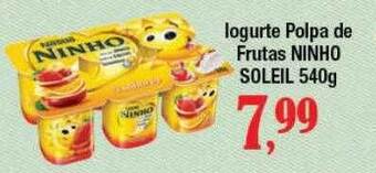 Supermercados Unidos Iogurte Polpa De Frutas Ninho Soleil oferta