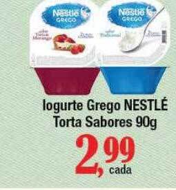 Supermercados Unidos Iogurte Grego Nestlé Torta Sabores oferta