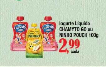 Supermercados Unidos Iogurte Líquído Chamyto Go Ou Ninho Pouch oferta