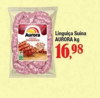 Supermercados Unidos Linguiça Suína Aurora oferta