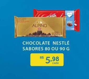 Verdemar Supermercado Chocolate Nestlé Sabores oferta