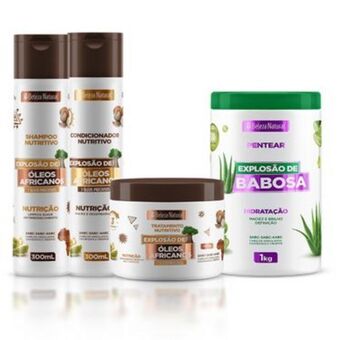 Beleza Natural Kit óleos africanos e pentear explosão de babosa oferta