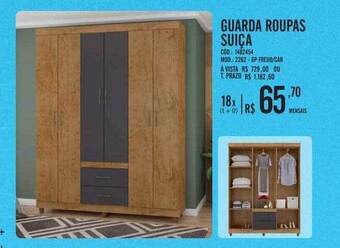 Zema Guarda Roupas Suiça oferta