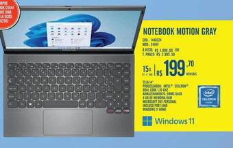 Zema Notebook Motion Gray oferta