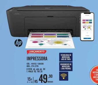 Zema Hp Impressora oferta