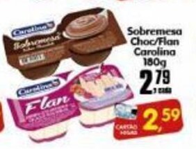 Sobremesa Choc/ Flan Carolina 180g