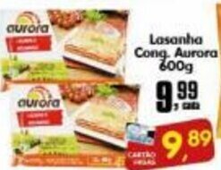 Higa's Supermercado Lasanha Cong, Aurora 600g oferta