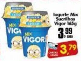 Higa's Supermercado Iogurte Mix Sucrilhos Vigor 165g oferta