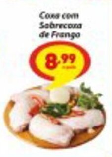 D'avó Supermercado Coxa com Sobrecoxa de frango 1kg oferta