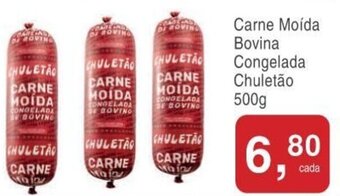 Mineirão Atacarejo Carne moida bovina congelada Chuletao 500g oferta