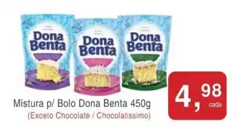 Mistura p/ Bolo Dona Benta 450g