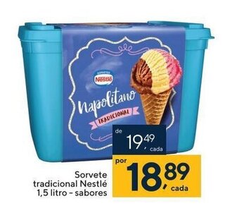 Coop Sorvete Tradicional Nestle 1.5L sabores oferta