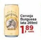 Cerveja Burguesa lata 269ml