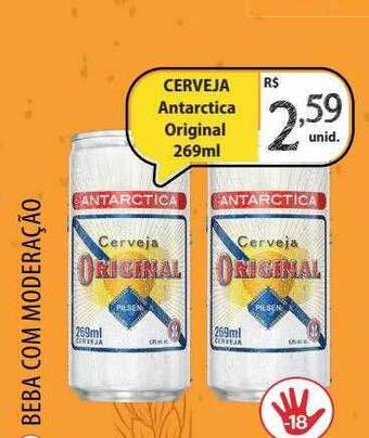 Comercial Esperança Cerveja Antarctica Original oferta