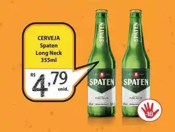 Comercial Esperança Cerveja Spaten Long Neck oferta
