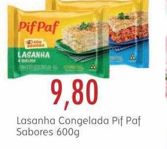 Epa Lasanha Congelada Pif Paf Sabores oferta