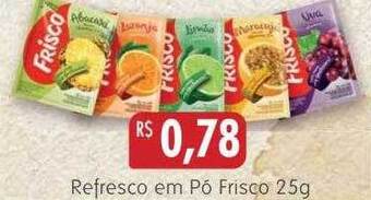 Epa Refresco Em Pó Frisco oferta
