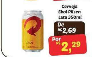 Semar Supermercado Cerveja Skol Pilsen oferta