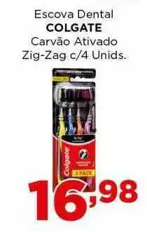 Escova Dental Colgate Carvão Ativado Zig-zag