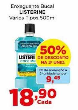 Supermercados Mundial Enxaguante Bucal Listerine Varios Tipos oferta