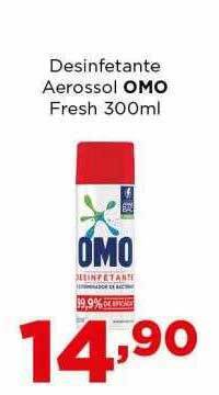 Supermercados Mundial Desinfetante Aerossol Omo Fresh oferta