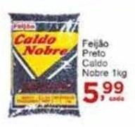 Rossi Supermercado Feijao Preto Caldo Nobre 1kg oferta