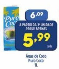 Arena Atacado Agua de Coco Puro Coco 1L oferta