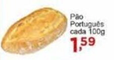 Rossi Supermercado Pao Portugues cada 100g oferta